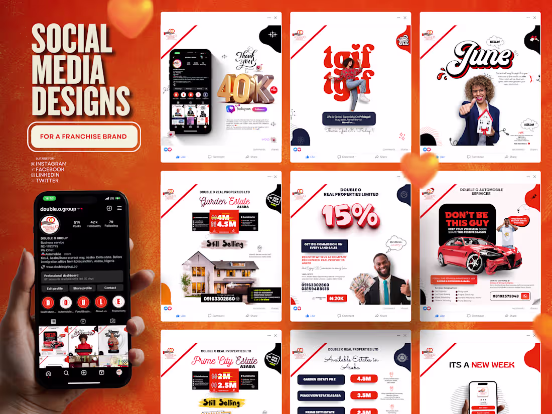 Cover image for Social Media Designs.