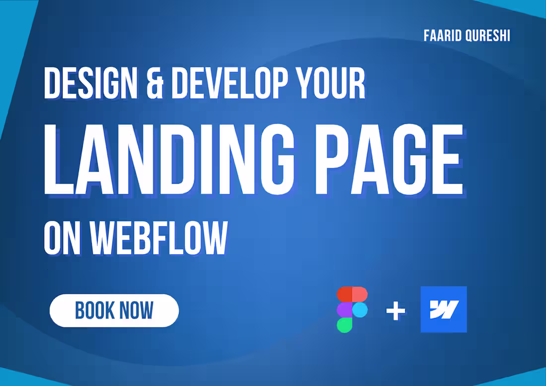 Cover image for Premium Webflow Landing Page Design & Development