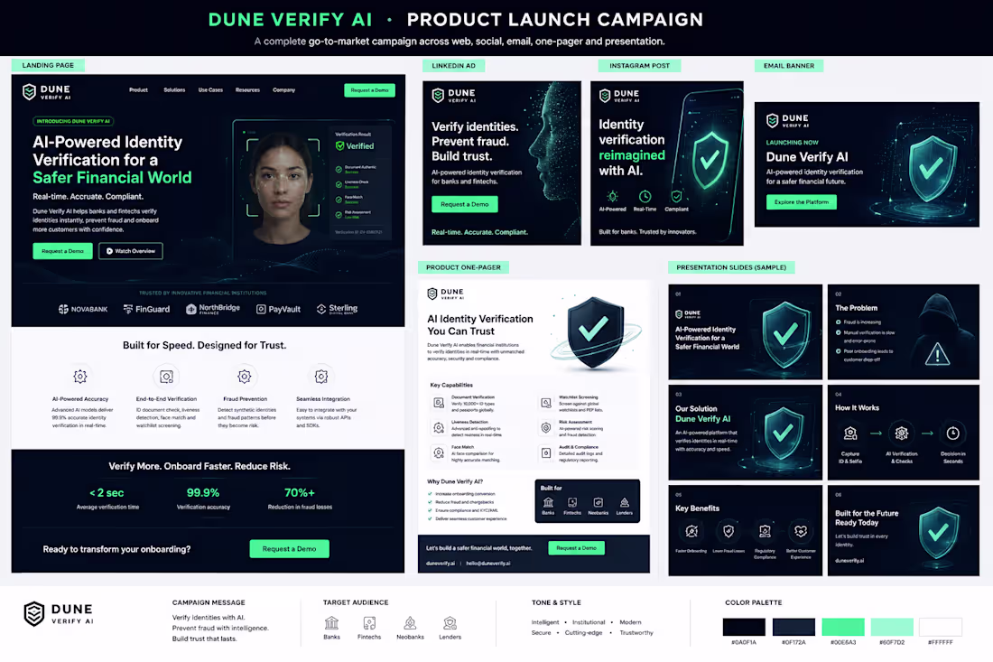 Cover image for Designed a complete product launch