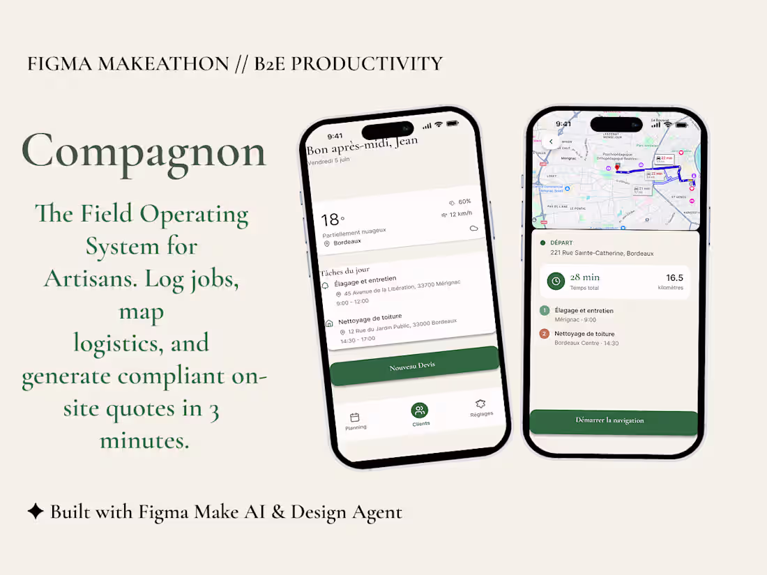 Cover image for Meet Compagnon — a mobile-first