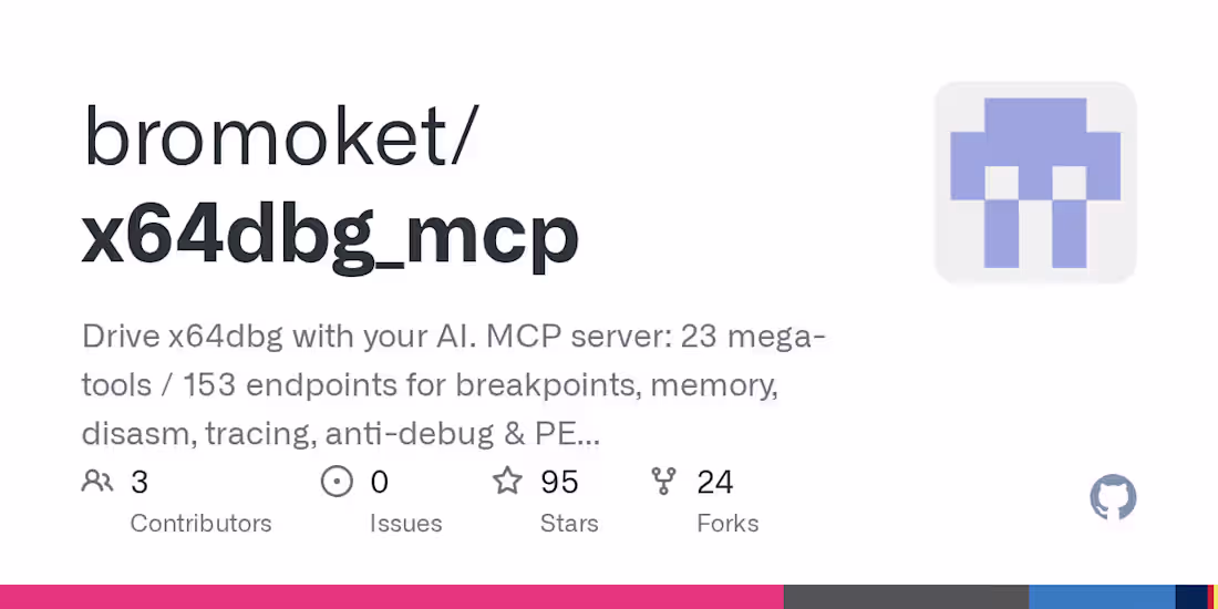 Cover image for x64dbg MCP — AI-Assisted Native Debugging Platform
