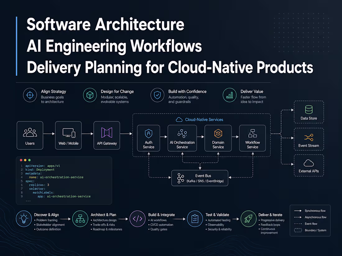 Cover image for Software Architecture & AI Engineering Workflow Consulting