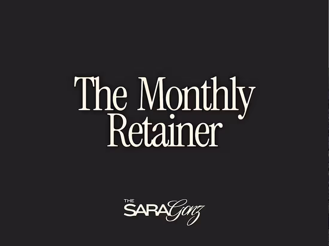 Cover image for The Monthly Retainer