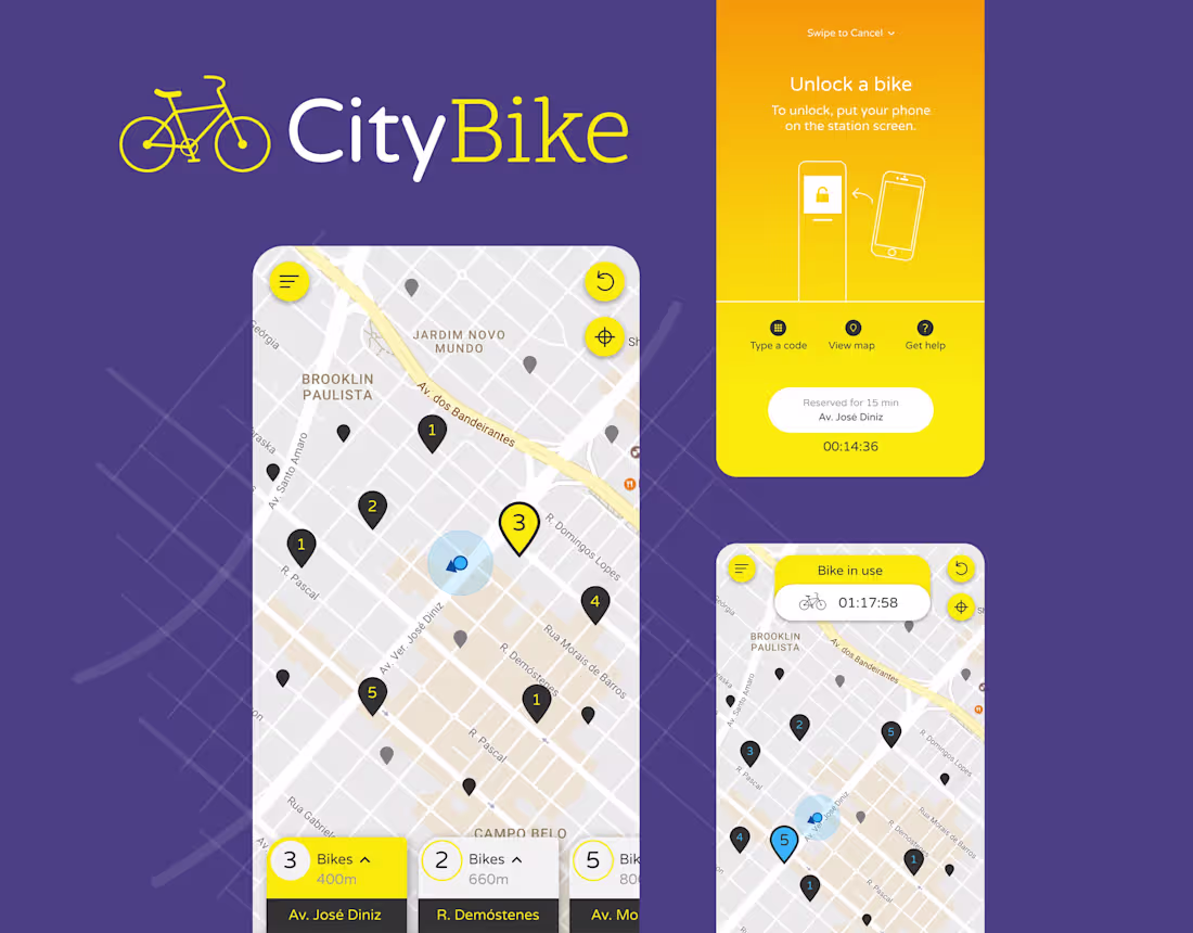 Cover image for CityBike - Bike Renting App
