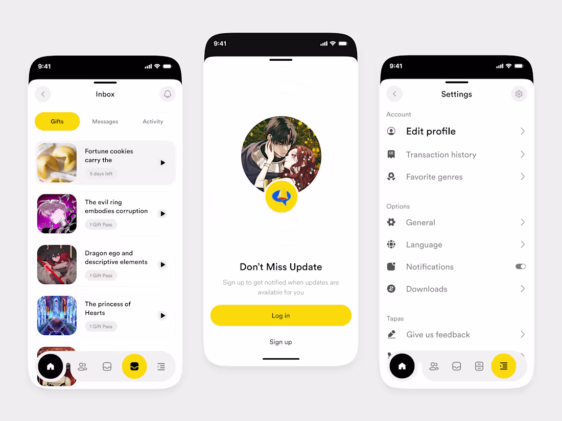 Cover image for Here is my Anime & Manga App Design Redesign Feel free to gi...