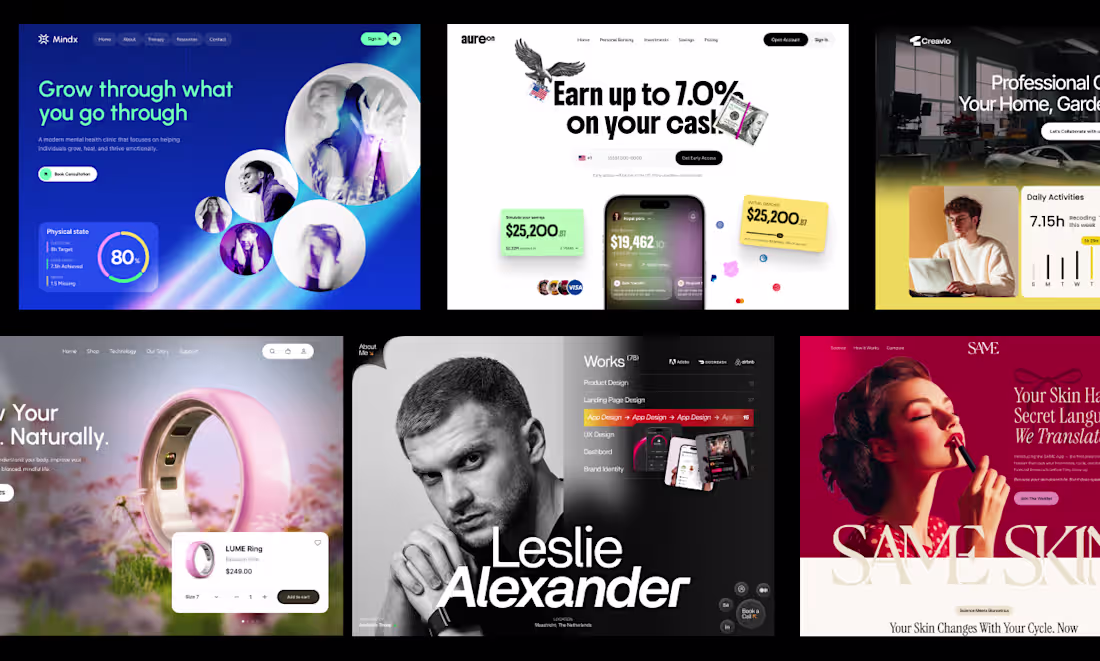 Cover image for Landing Page Design & Development | Figma to Framer & Webflow