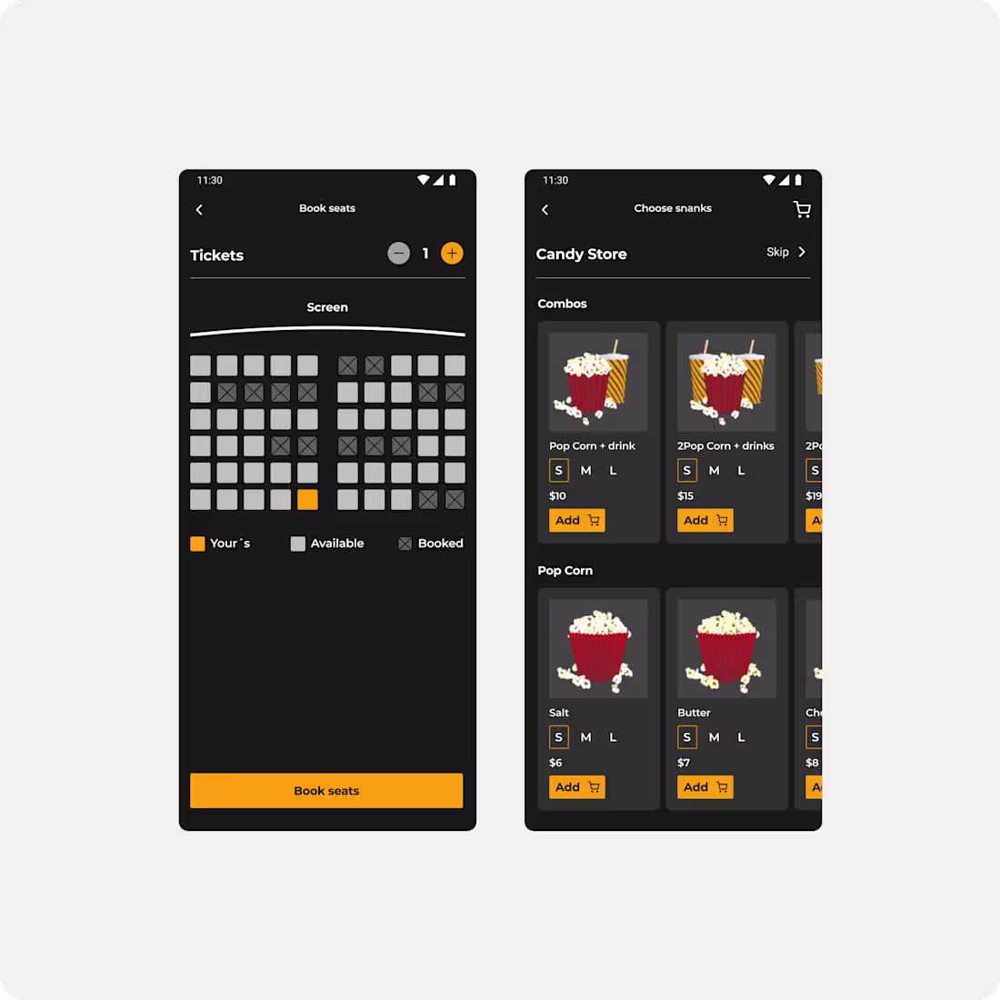 Cover image for Designed a mobile ticketing app