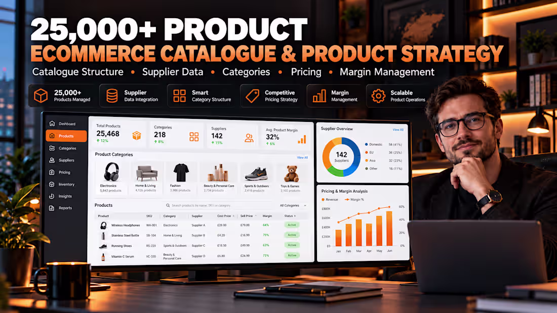 Cover image for 25,000+ Product Ecommerce Catalogue &