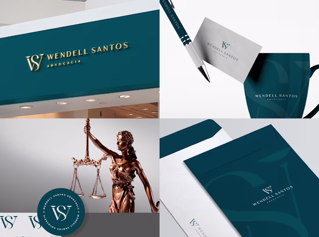 Cover image for Exclusive visual identity created for Wendell Santos, Attorn...