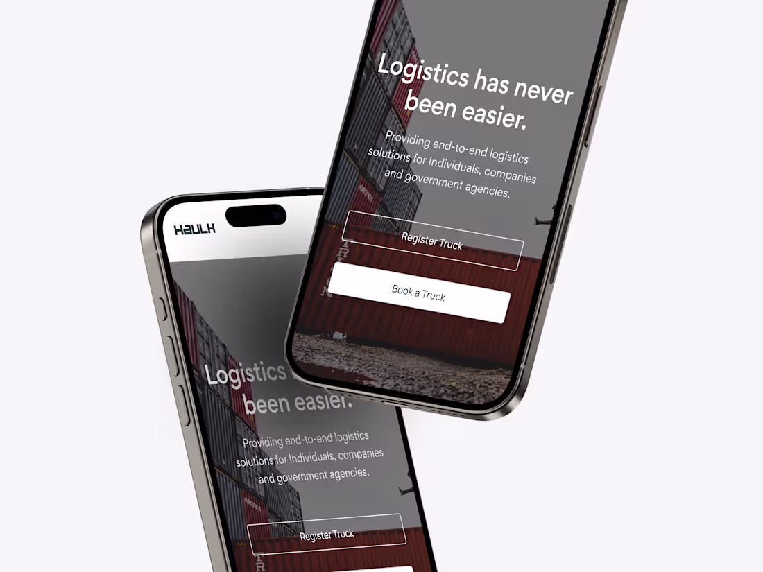 Cover image for Haulk - Logistics and Courier Platform