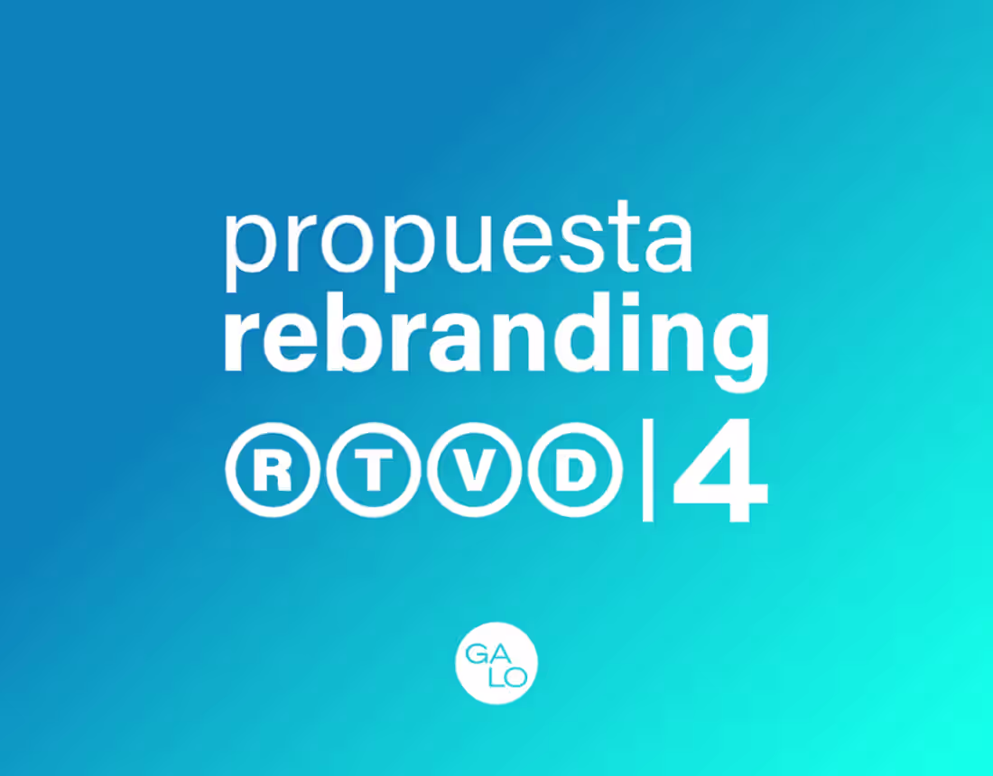 Cover image for Rebranding RTVD Canal 4 :: Behance