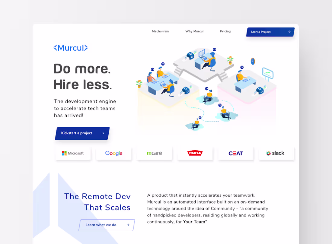 Cover image for GitStart Marketing Website
