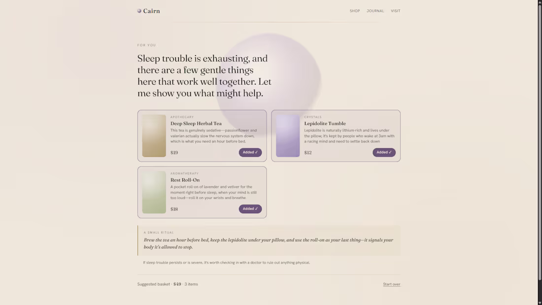 Cover image for AI Advisor for Your Website