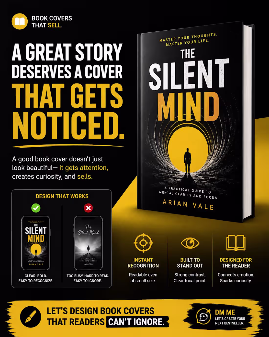Cover image for A beautiful book cover can