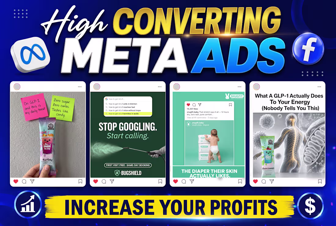 Cover image for DTC Static Ad Creatives — Strategy to Execution
