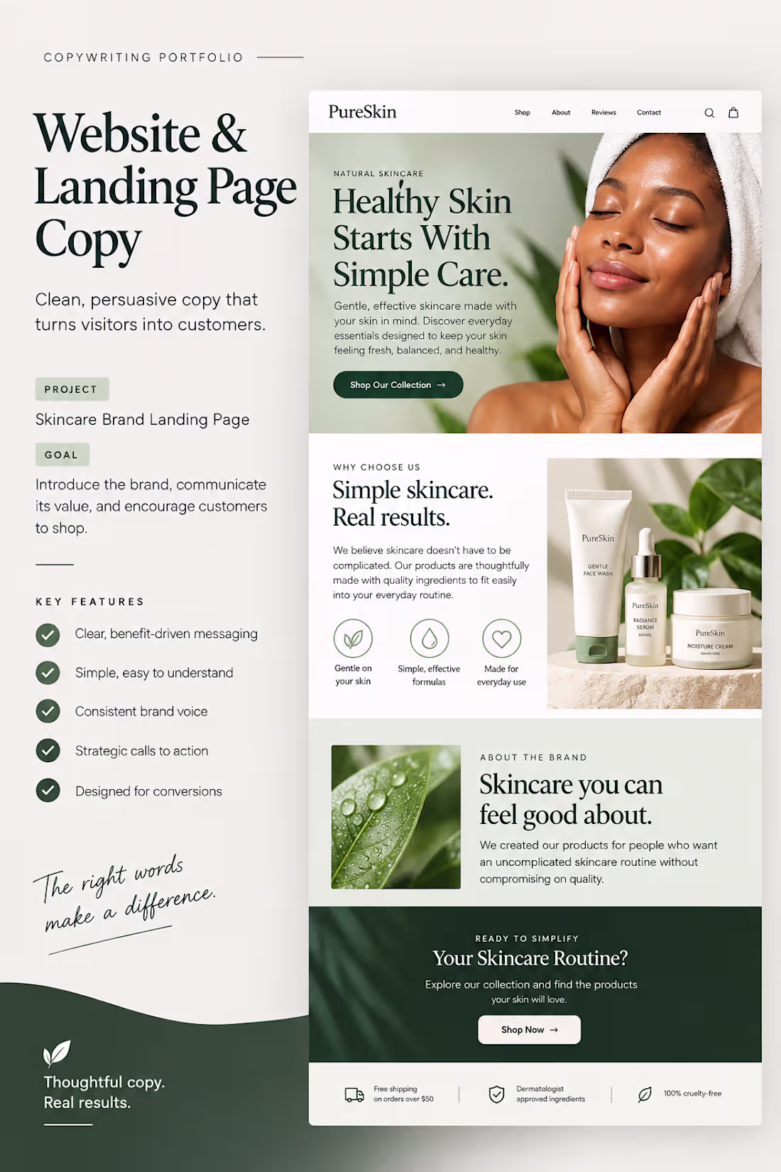 Cover image for Website & Landing Page Copy 