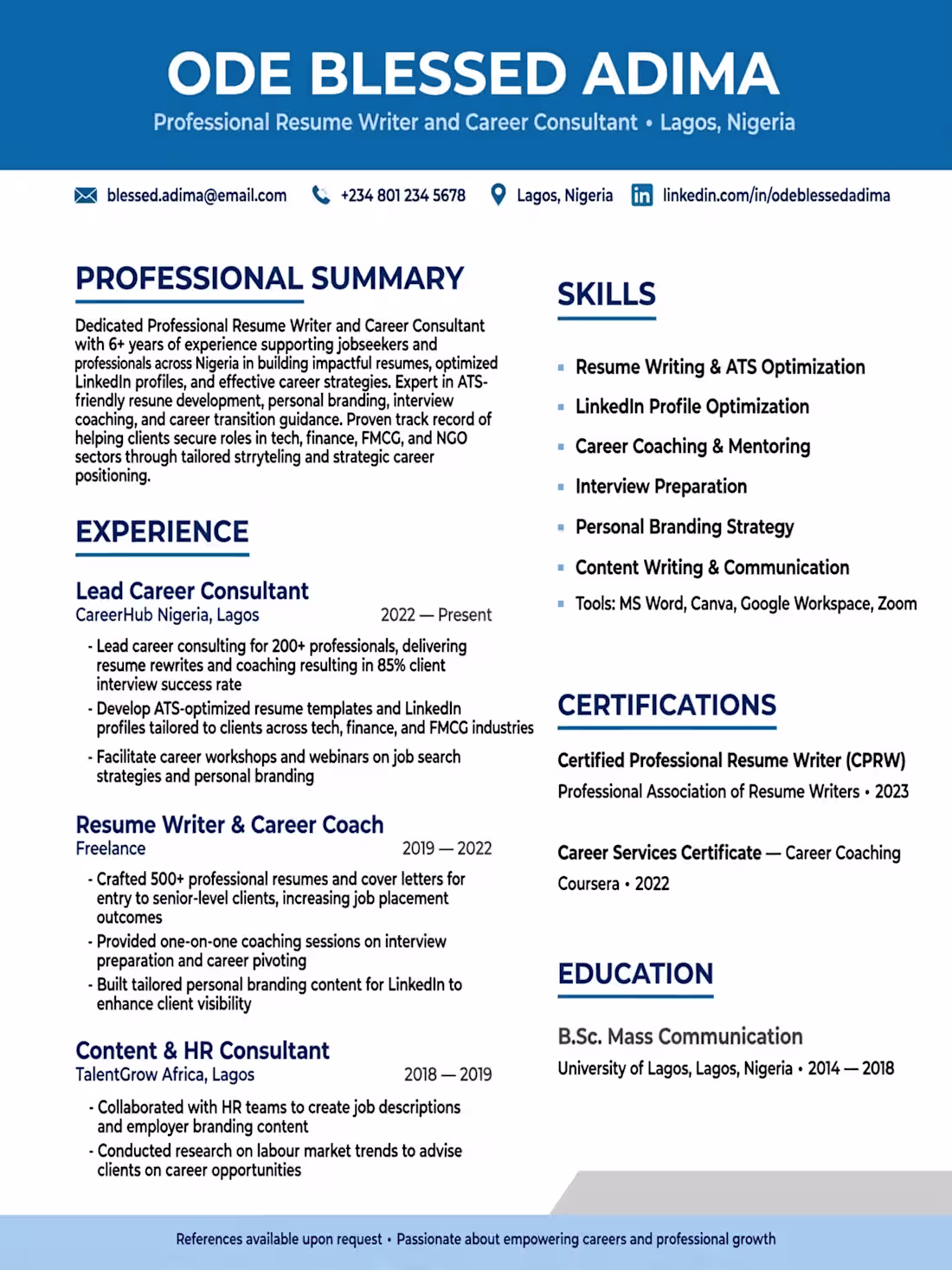 Cover image for Creative resume for designers &