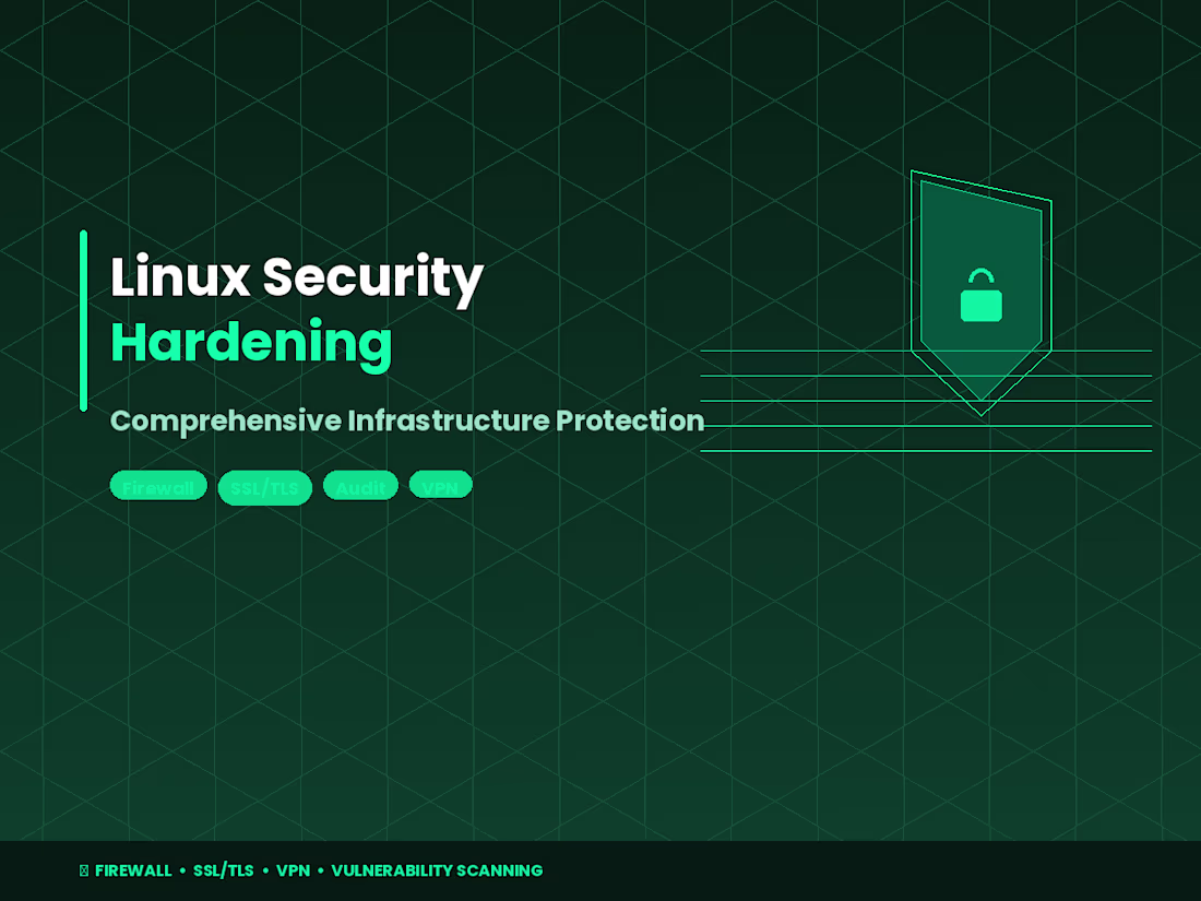 Cover image for Linux Server Security Hardening & Vulnerability Audit