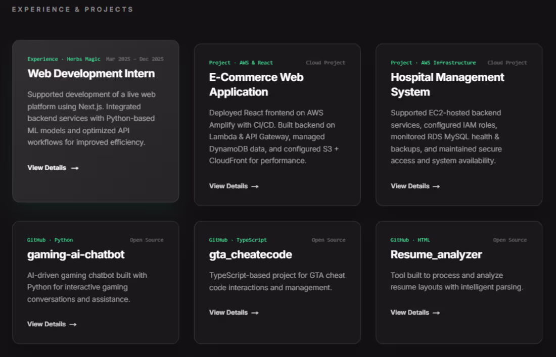 Cover image for Just launched my developer portfolio!