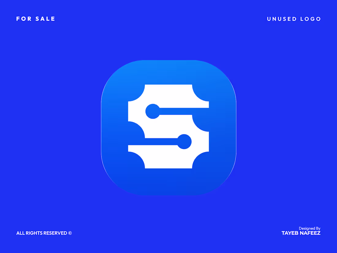 Cover image for S Letter Logo — Circuit