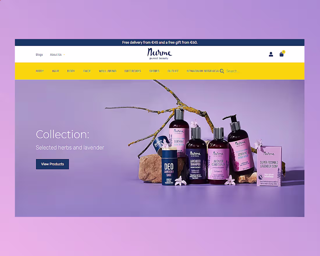 Cover image for High performance cosmetic estore, outsource
