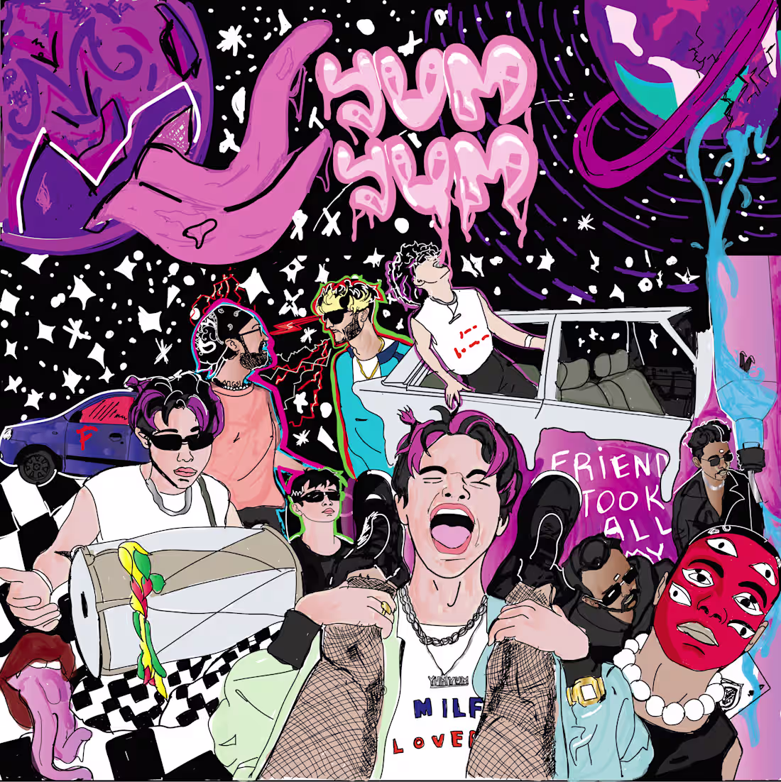Cover image for spotify cover art for Mahchow - Yum Yum