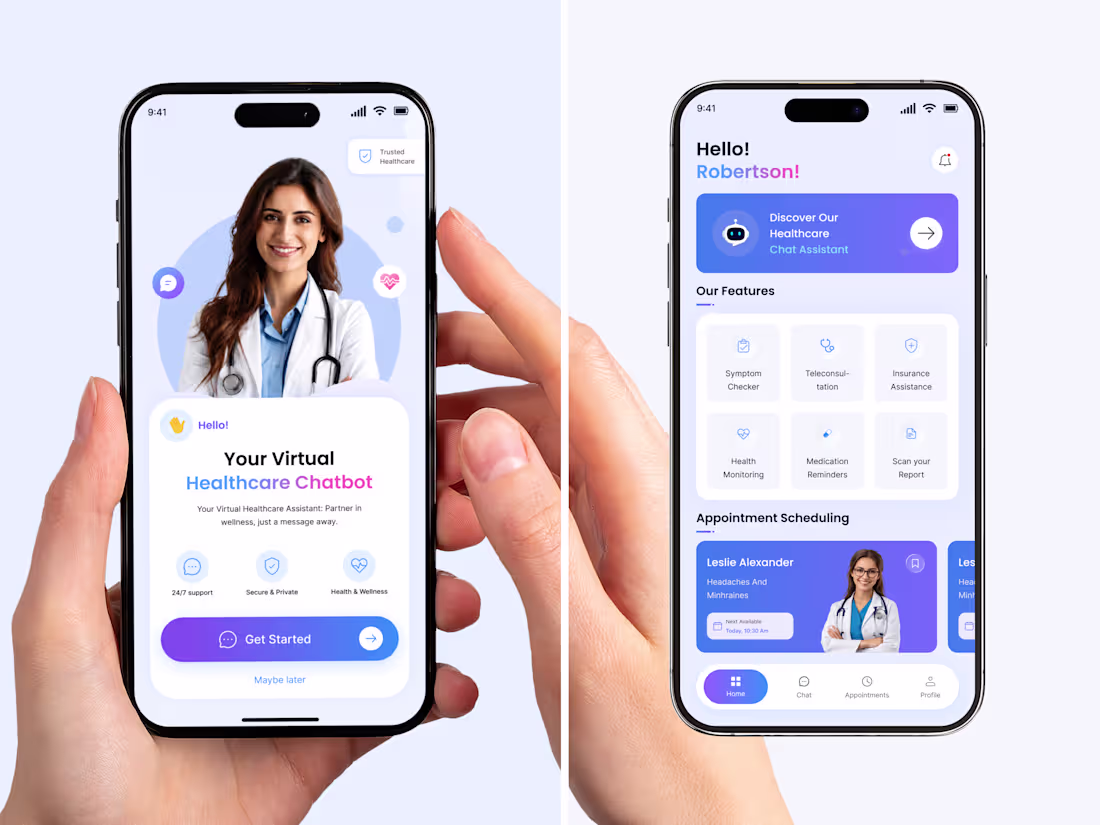 Cover image for My Healthcare Mobile App Design