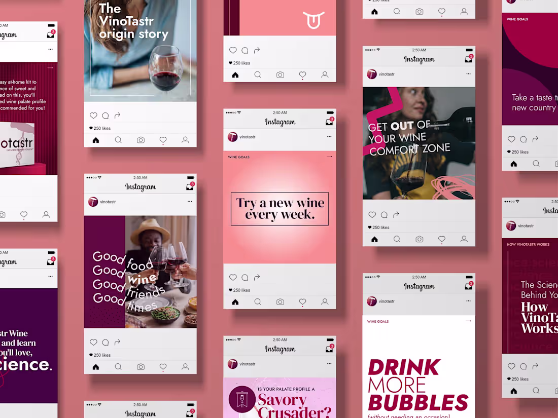 Cover image for Vinotastr - Website Redesign + Social Ads