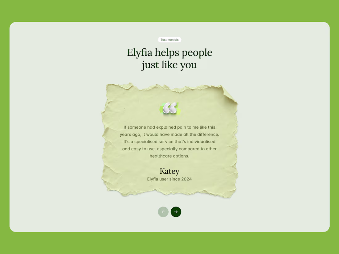 Cover image for Testimonials section 📜