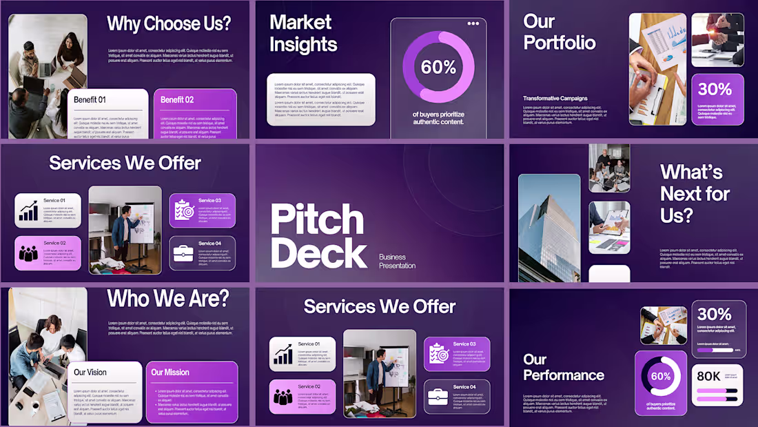 Cover image for Pitch deck Template