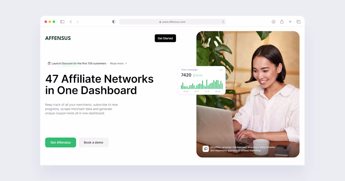 Cover image for Affensus: SaaS Landing Page Redesign + Framer Build