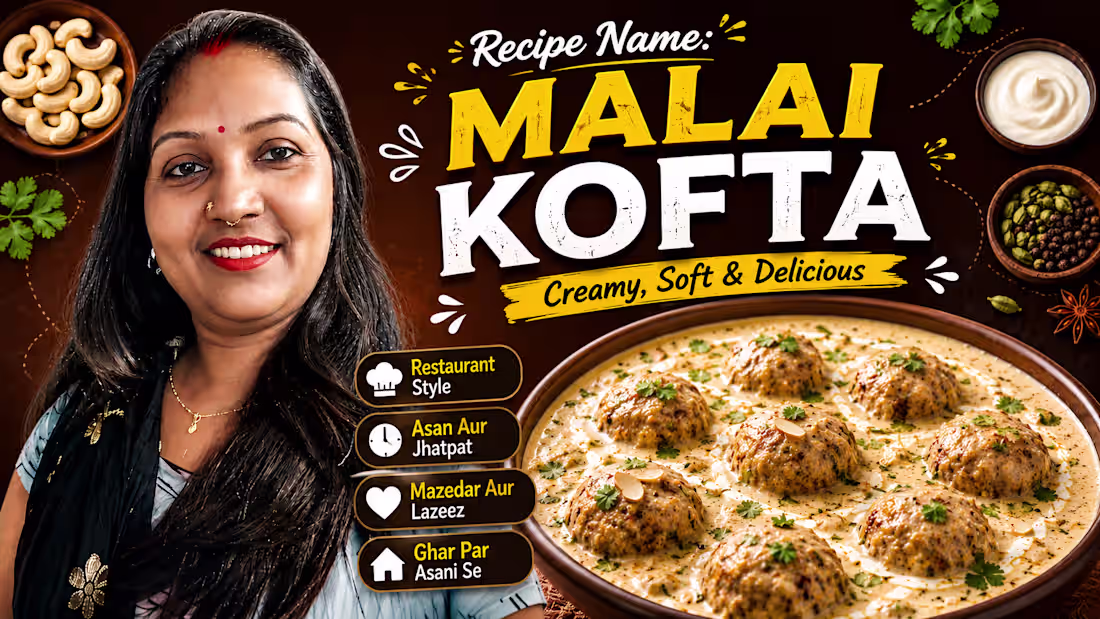 Cover image for Malai Kofta Recipe – YouTube