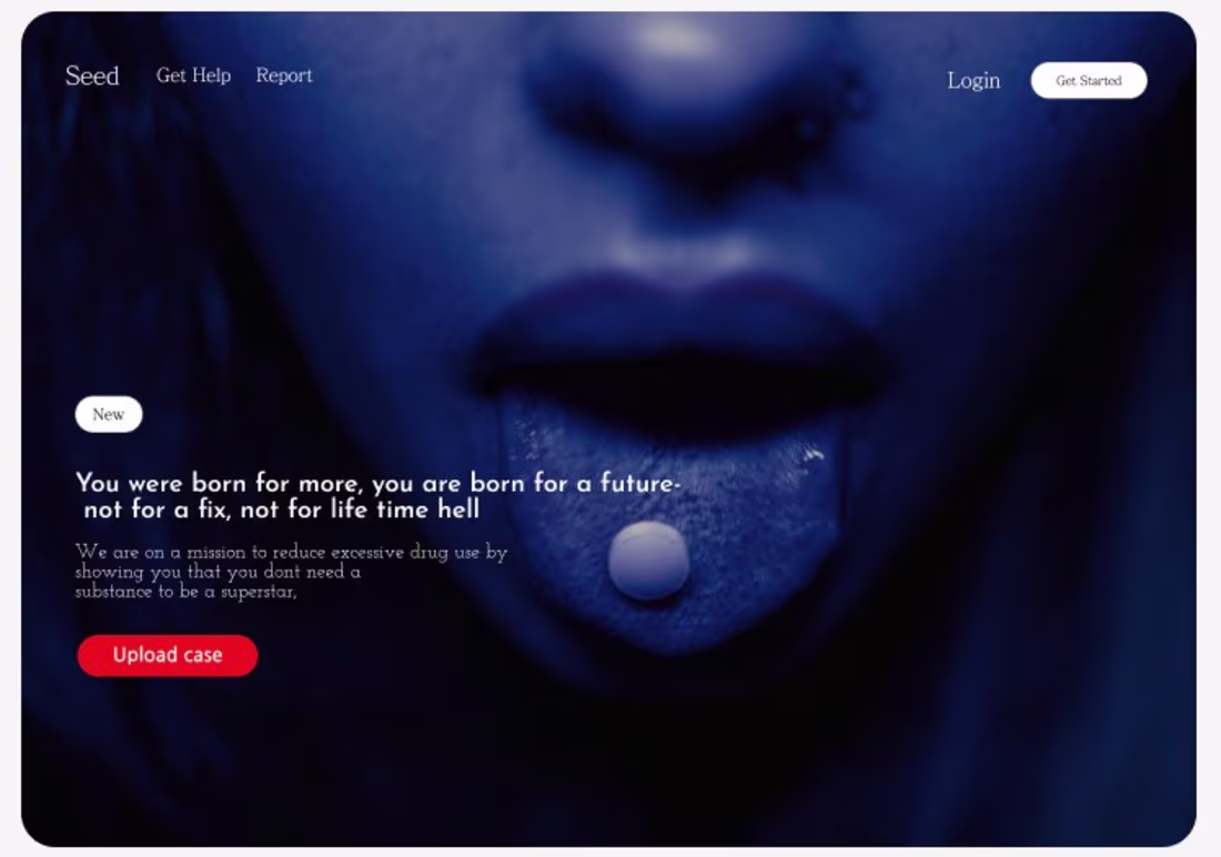 Cover image for Landing Page Design – Drug Abuse Awareness