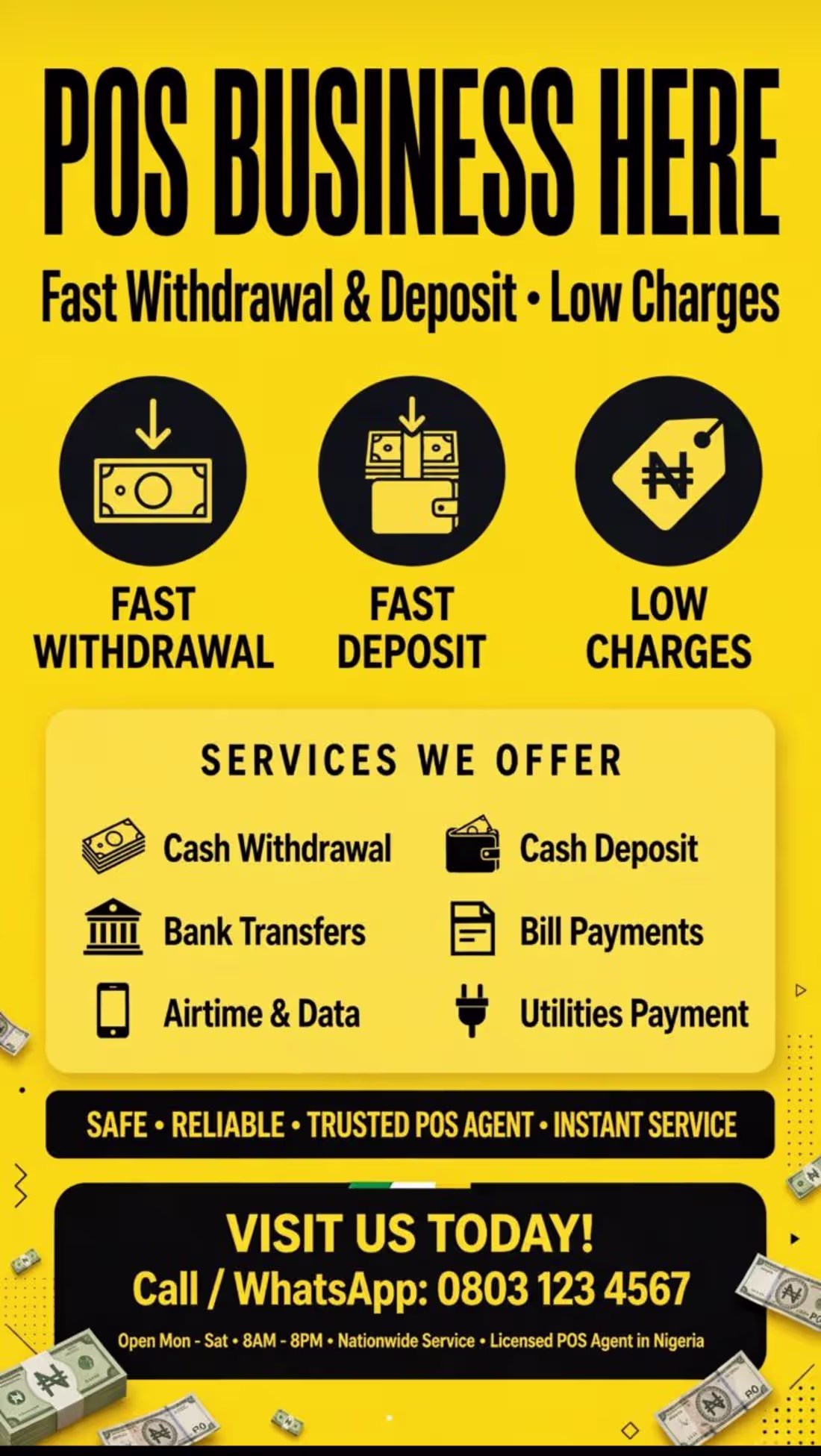 Cover image for POS Business Flyer - Fast