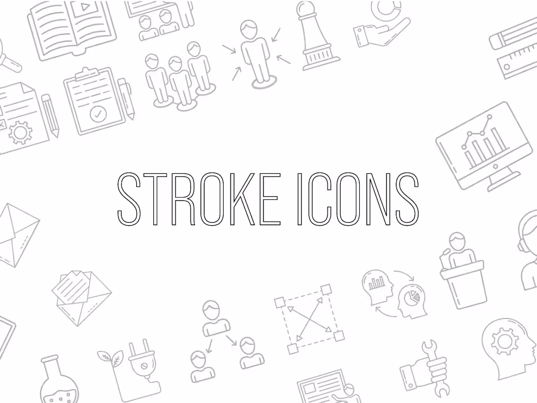 Cover image for Stroke Icons