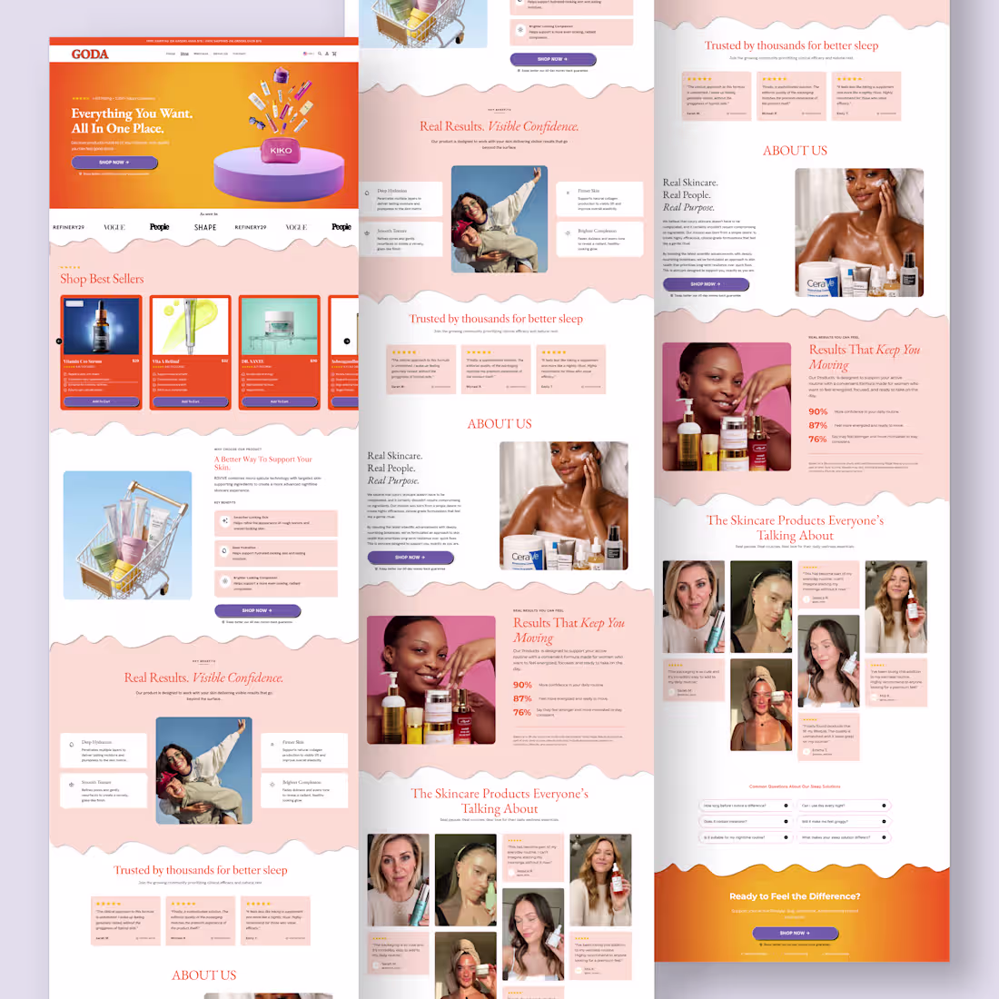 Cover image for A beautiful landing page means
