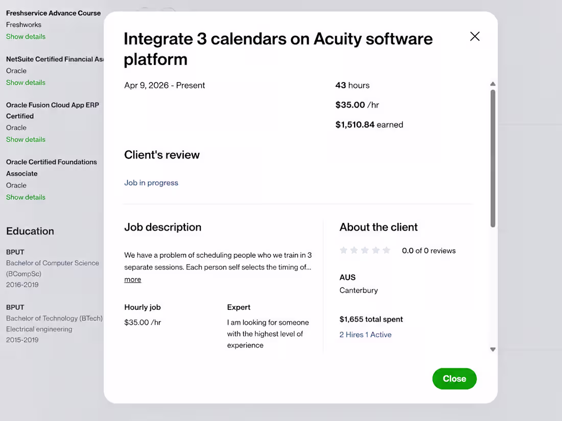 Cover image for Acuity Scheduling Automation & Remote