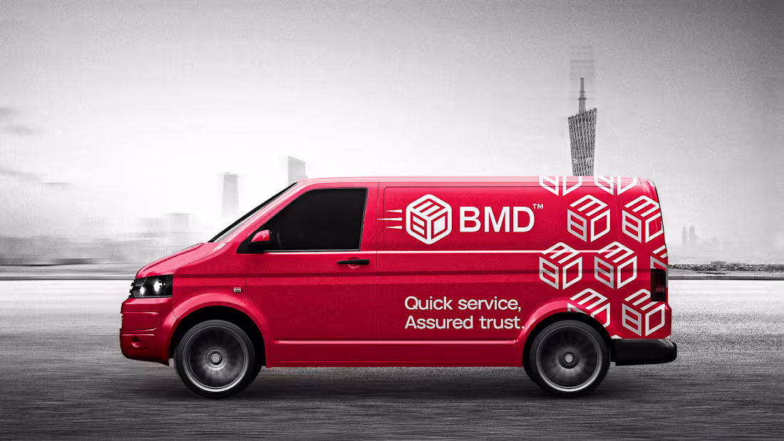 Cover image for BMD — Brand Identity for a Modern Delivery Company