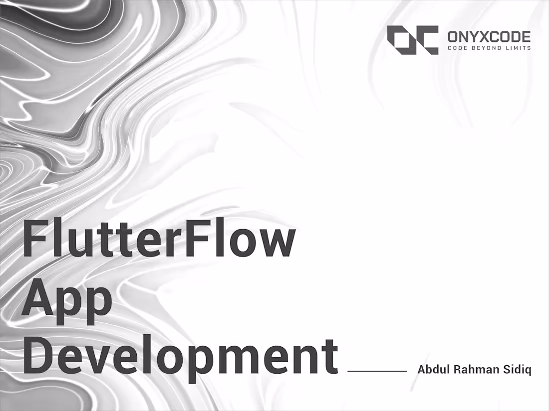 Cover image for FlutterFlow App Development