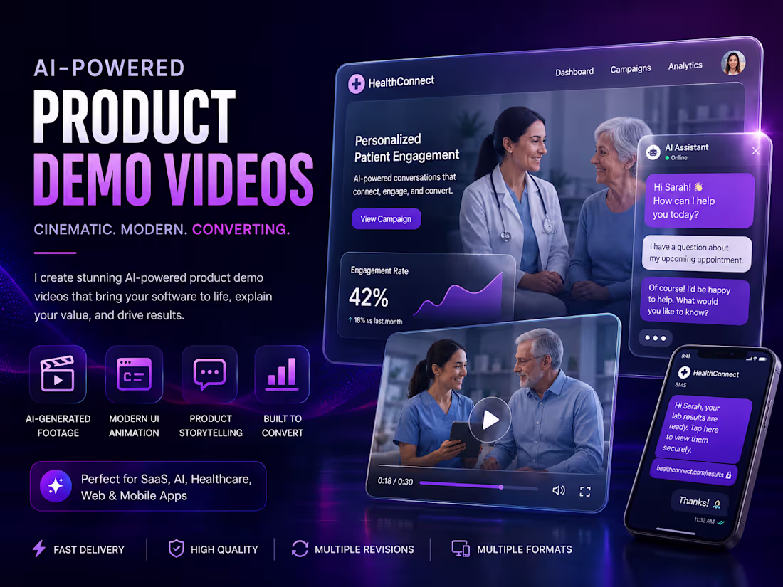 Cover image for AI Product Demo Videos