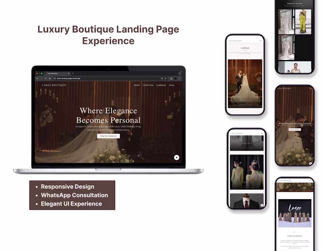 Cover image for Premium Boutique Website Experience