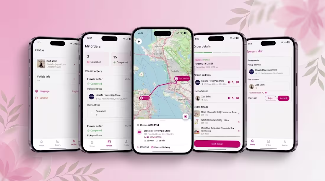 Cover image for A Flutter delivery-driver application with