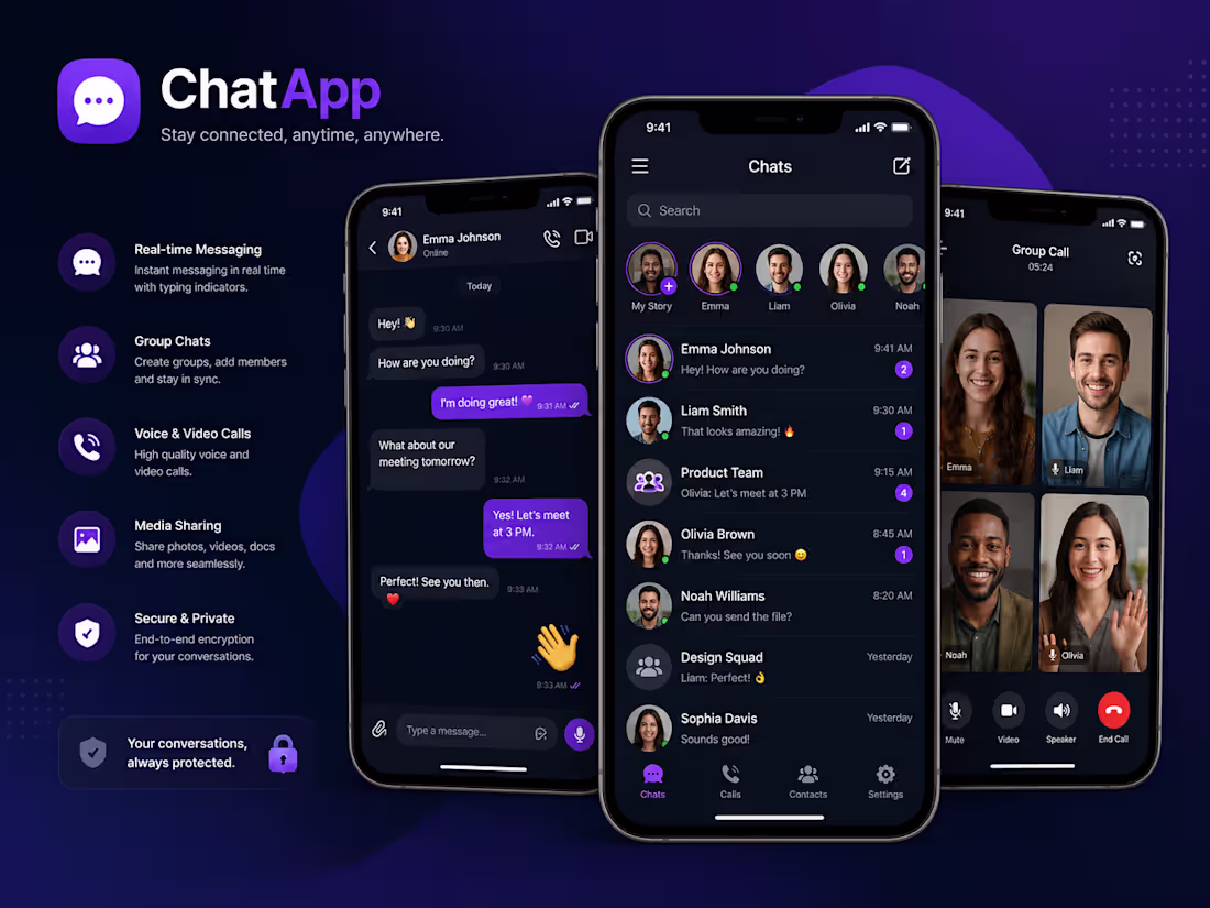 Cover image for Chat App Real-Time Messaging Platform