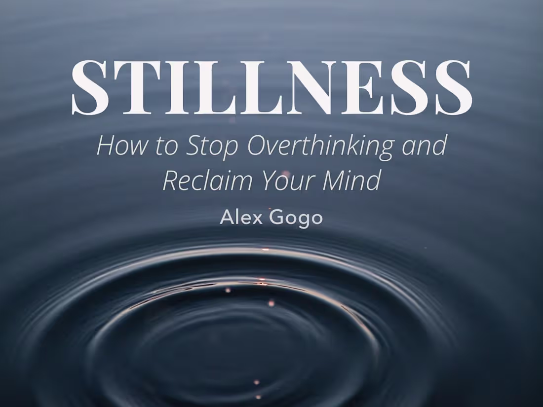 Cover image for Just published my very first book. Stillness – How to Stop O...