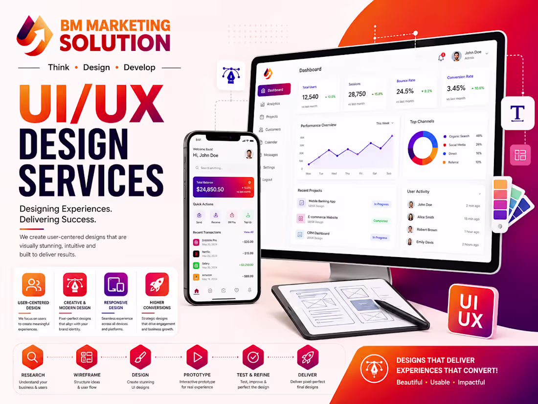Cover image for UI/UX Design Services