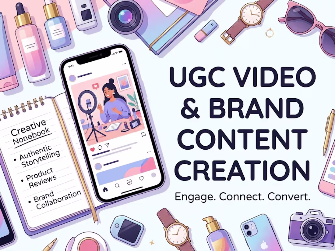 Cover image for UGC Video & Brand Content Creation