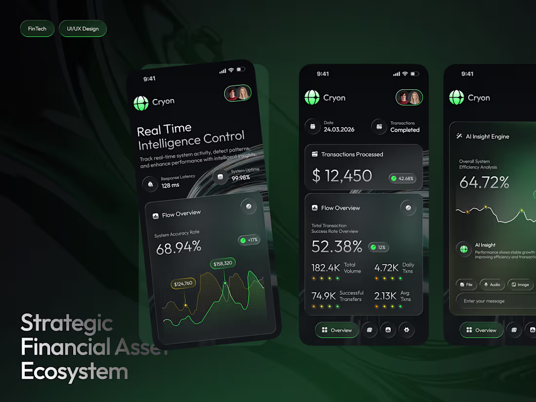 Cover image for Cryon | AI-Powered FinTech Intelligence
