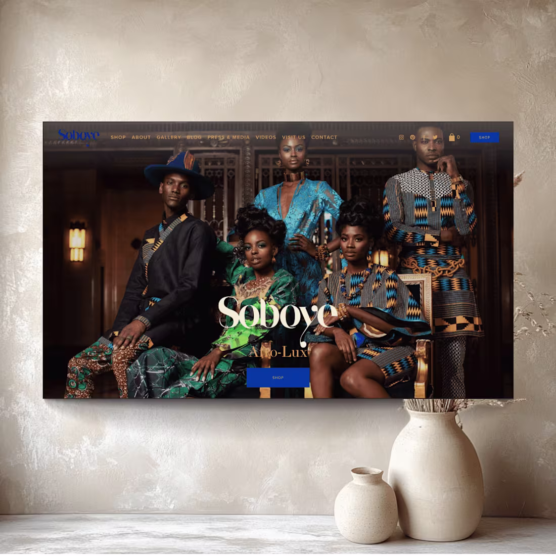 Cover image for Soboye Boutique: Luxury E-commerce in Squarespace