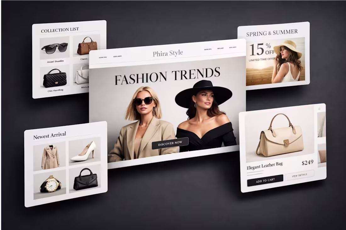 Cover image for A modern brand website I