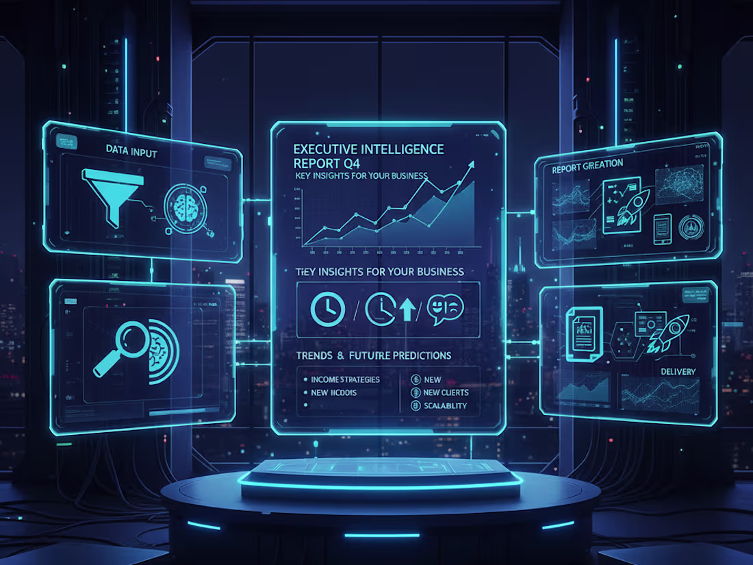 Cover image for AI-powered automation that transforms raw news and data into...